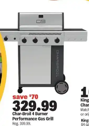 Char broil 4 burner performance gas grill
