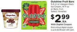 Kroger Outshine fruit bars offer