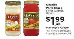 Kroger CLASSICO Pasta Sauce offer