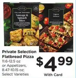 Kroger Private Selection Flatbread Pizza offer