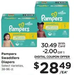 Kroger Pampers Swaddlers Diapers offer