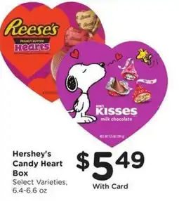 Kroger Hershey's Candy Heart Box offer