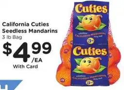 Kroger California Cuties Seedless Mandarins offer