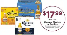 Kroger Corona Modelo or Pacifico offer
