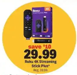 Meijer Roku 4K Streaming Stick Plus offer