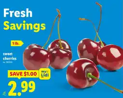 Lidl sweet cherries offer