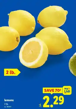 Lidl lemons offer