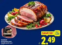 Lidl Smithfield fresh boneless pork shoulder picnic roast offer