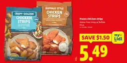 Lidl Frozen chicken strips offer