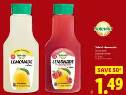 Lidl Solevita lemonade offer