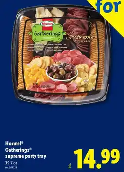 Lidl Hormel gatherings supreme party tray offer