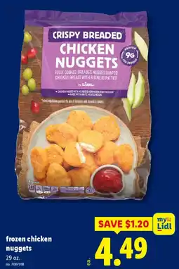 Lidl Frozen chicken nuggets offer