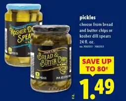 Lidl Pickles offer