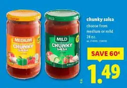 Lidl Chunky salsa offer