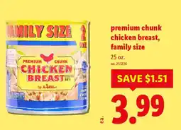 Lidl Premium chunk chicken breast family size offer