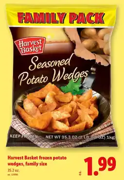Lidl Harvest basket frozen potato wedges family size offer