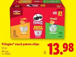 Lidl Pringles snack potato chips offer