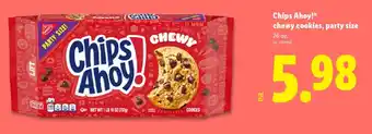 Lidl Chips Ahoy chewy cookies party size offer