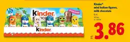 Lidl Kinder mini hollow figures milk chocolate offer