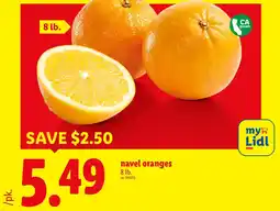 Lidl Navel oranges offer