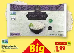 Lidl Lidl preferred selection thai hom mali jasmine rice offer