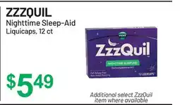 Health Mart ZZZQUIL Nighttime Sleep-Aid Liquicaps offer