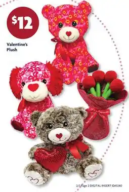 Family Dollar Valentine's Plush offer
