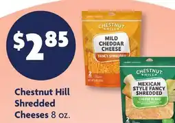 Family Dollar Chestnut Hill Shredded Cheeses offer