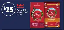 Family Dollar Purina ONE Dry Dog Food offer