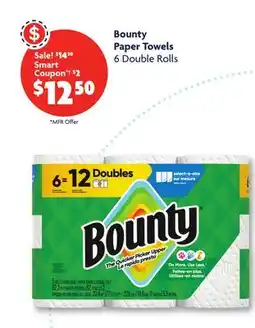 Family Dollar Bounty Paper Towels offer