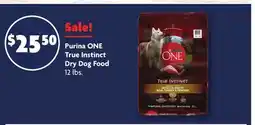 Family Dollar Purina ONE True Instinct Dry Dog Food offer