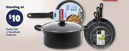 Family Dollar Family Chef or GoodCook Cookware offer