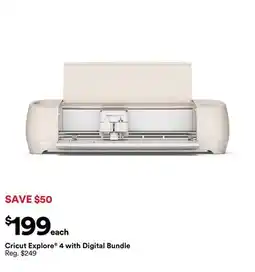 Michaels Cricut Explore 4 with Digital Bundle offer