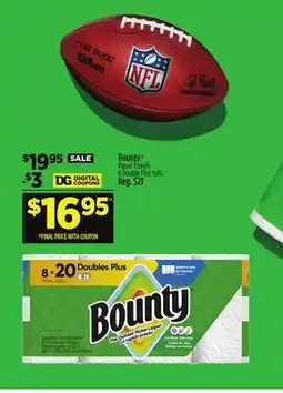 Dollar General Bounty Paper Towels offer