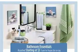 Dollar General Bathroom Essentials offer