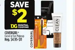 Dollar General COVERGIRL Facial or Eye Makeup offer