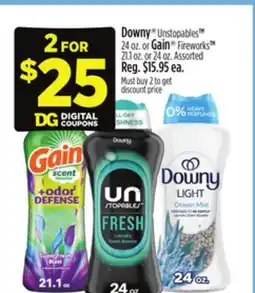 Dollar General Downy Unstopables or Gain Fireworks offer