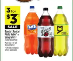 Dollar General Barq's , Fanta , Mello Yello or Seagram's offer