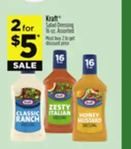Dollar General Kraft Salad Dressing offer