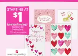 Dollar General American Greetings Valentine's Day Greeting Cards offer