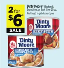 Dollar General Dinty Moore Chicken & Dumplings or Beef Stew offer