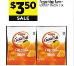 Dollar General Pepperidge Farm Goldfish Cheddar offer