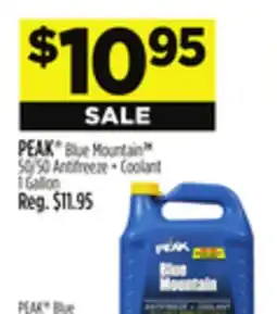 Dollar General PEAK Blue Mountain TM 50/50 Antifreeze + Coolant offer