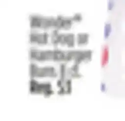 Dollar General Wonder Hot Dog or Hamburger Buns offer