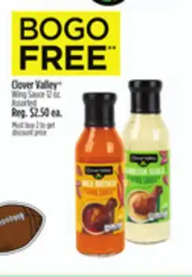 Dollar General Clover Valley Wing Sauce offer