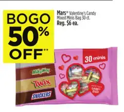 Dollar General Mars Valentine's Candy Mixed Minis Bag offer