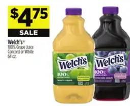Dollar General Welch's 100% Grape Juice Concord or White offer