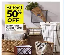 Dollar General Decorative Baskets offer