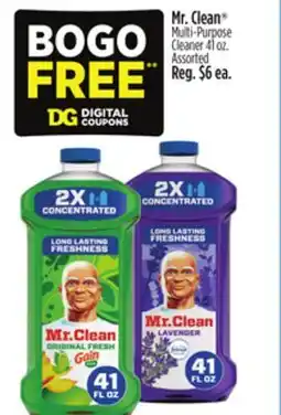 Dollar General Mr. Clean Multi-Purpose Cleaner offer