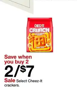Target Select Cheez-It crackers offer